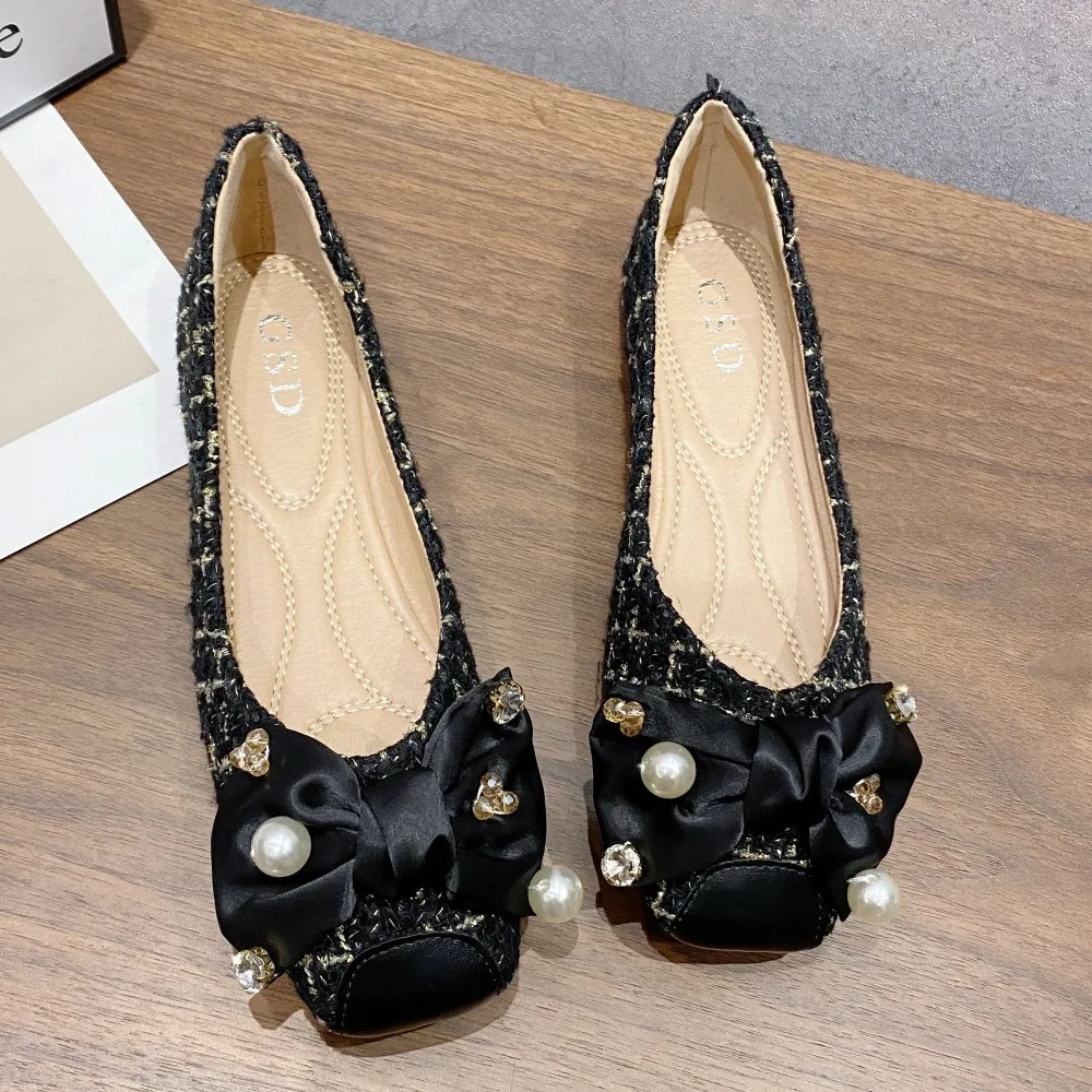 2022 Fashion Brand Spring Summer Women's Ballet Flat Shoes Mixed Colors Casual Loafers Office Ladies Work Driving Single Shoes