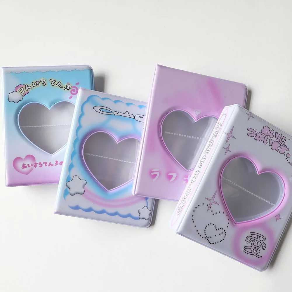 

INS Pink Black lace plaid Photo Album Kpop Korea Idol Star Chasing binder photocard holder 3 Inch Collect Book binder Album