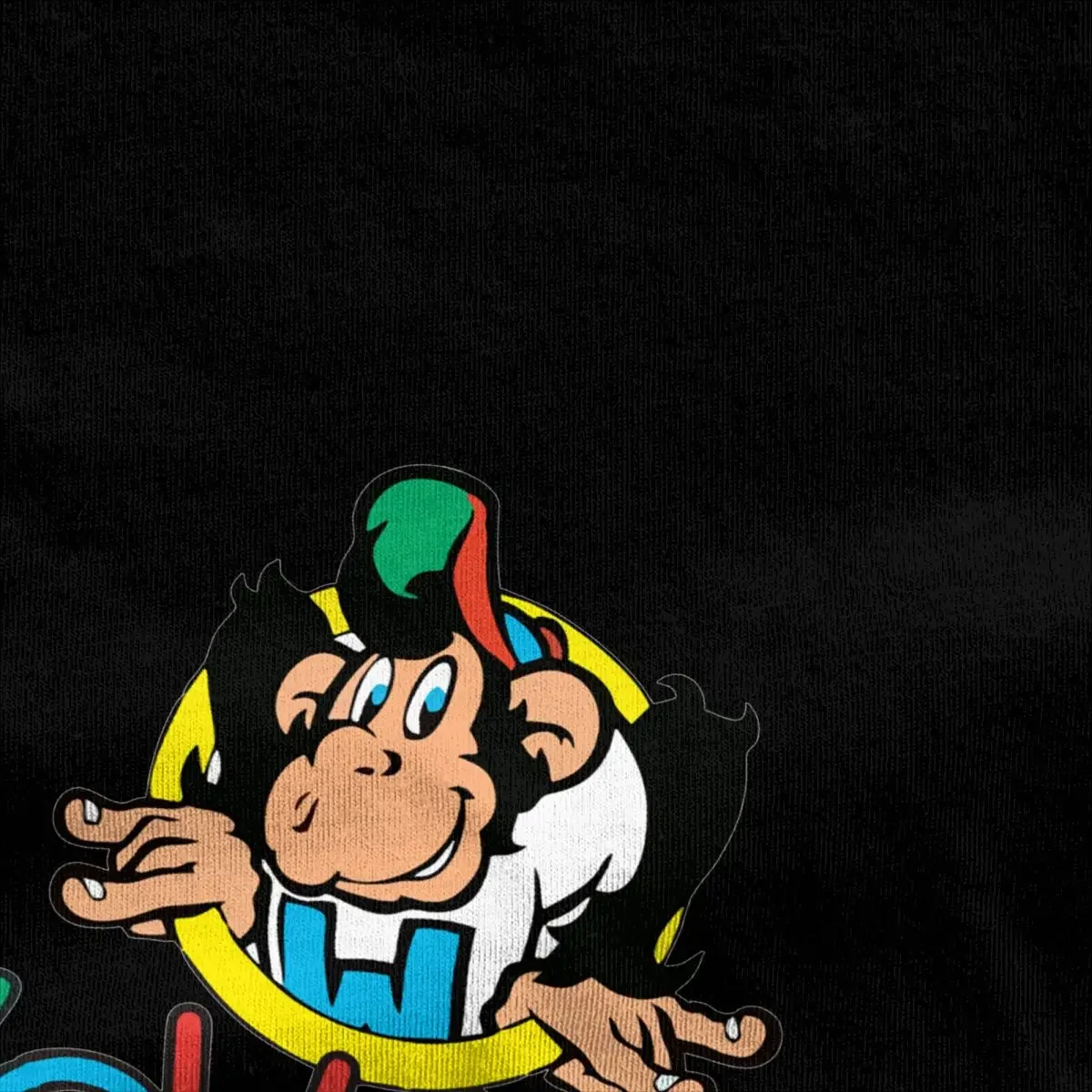 Lc Waikiki Singe Monkey Мультяшная футболка Merch Мужчины Женщины 100% хлопок Crazy Crew Neck Футболка