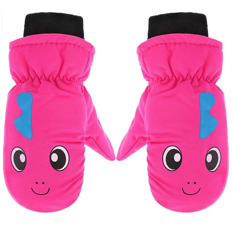 

Children Thickened Cartoon Warm Ski Gloves Winter Cute Waterproof and Windproof Outdoor Gloves