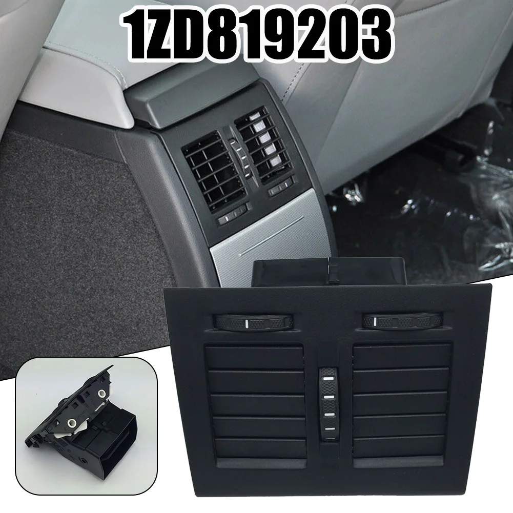 

Автомобильный подлокотник, воздушный выход, задний кондиционер, воздушный выход для телефона, модель 1ZD81920 3, Пластиковый черный Задний возд...