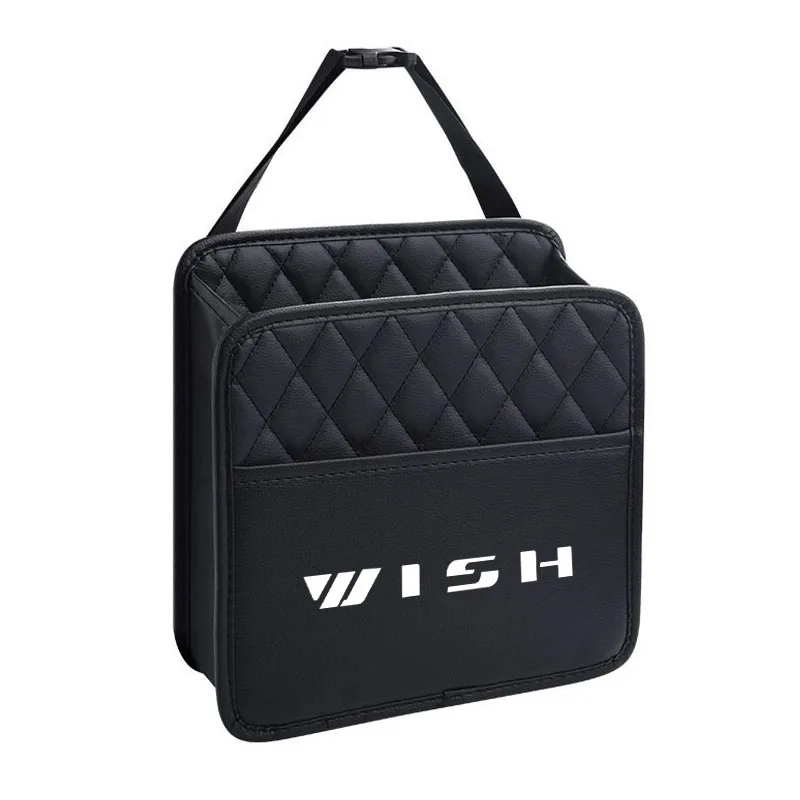 

Органайзер на заднее сиденье автомобиля, Многофункциональные защитные чехлы для путешествий, Детская сумка для хранения на сиденье, кожаная сумка для Toyota wish, автомобильные аксессуары