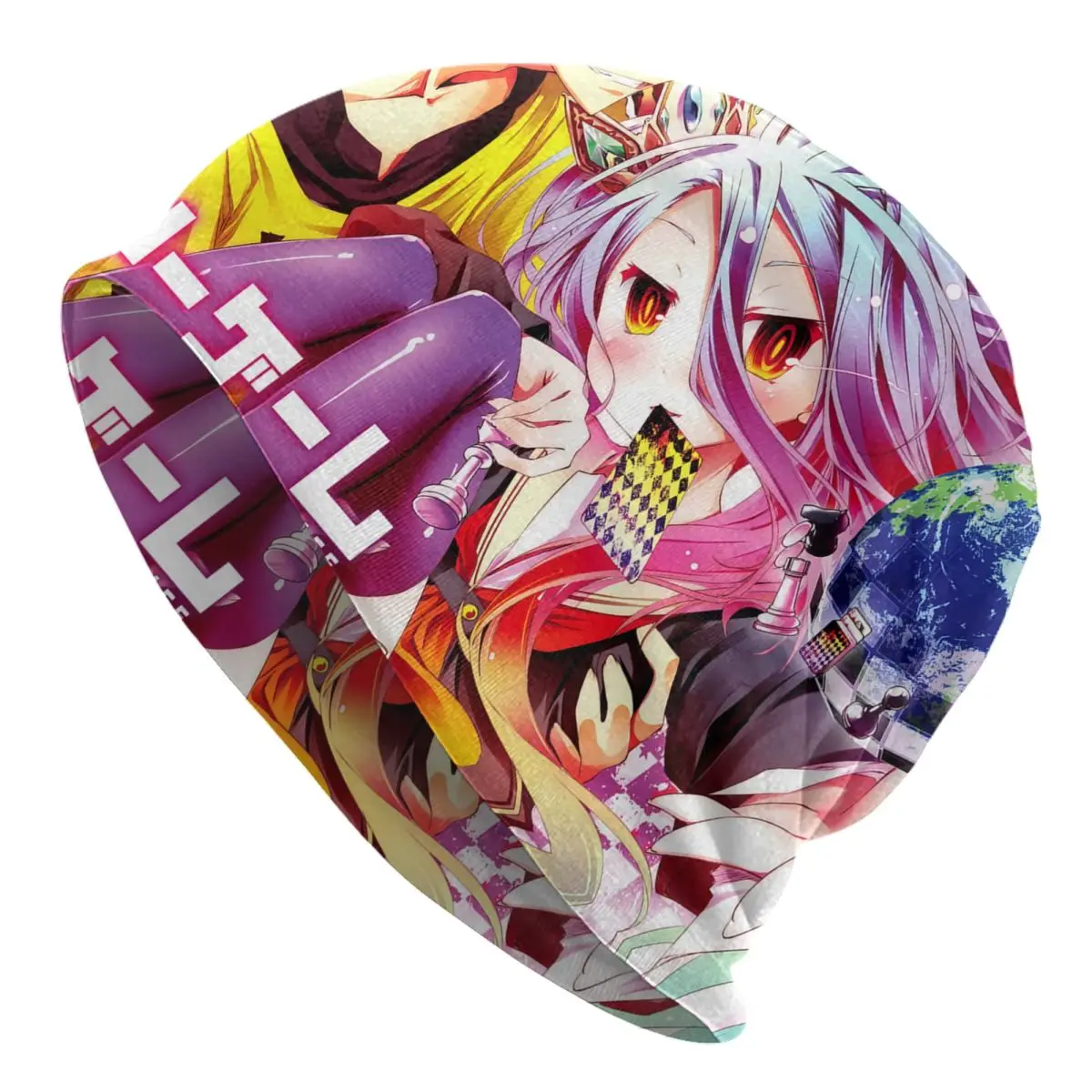 

Шапочка унисекс из аниме «No Game No Life», зимняя шапка в стиле хип-хоп, сора и Широ