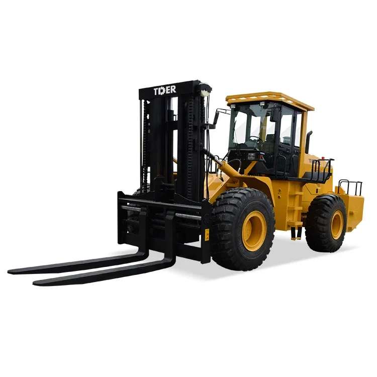 Новый вилочный погрузчик 10 тонн 15 20 4 колеса 2WD 4WD Вездеходный на продажу