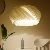 nordic pendant lights modern design parchment hanging lamp for living room bedroom study ins decor loft e27 luminaire suspension