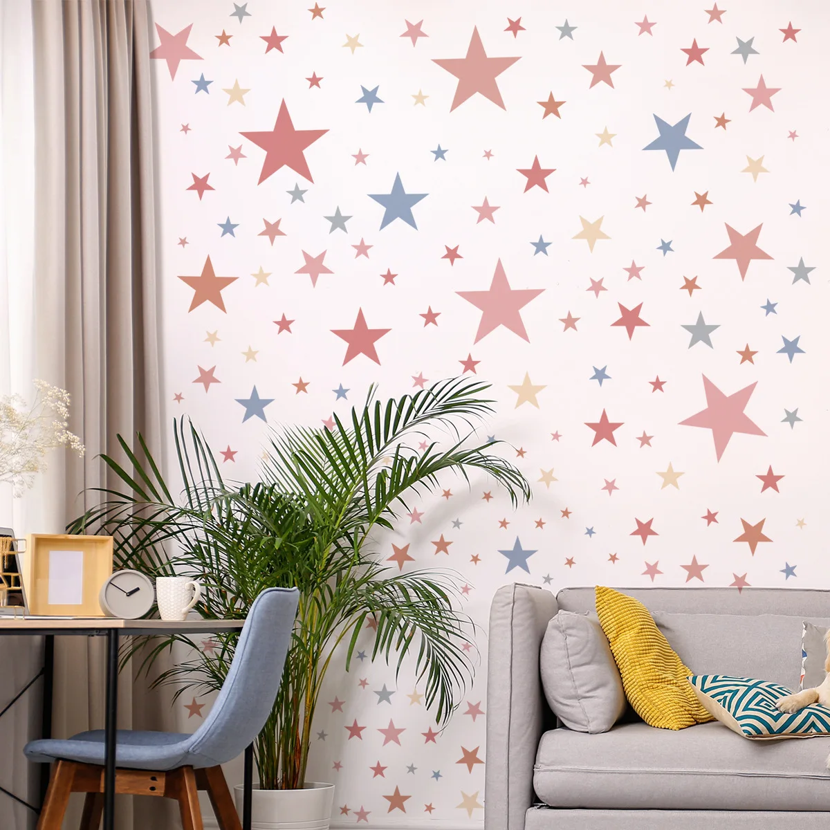 

Наклейки настенные со звездами для детской комнаты, 184 шт.