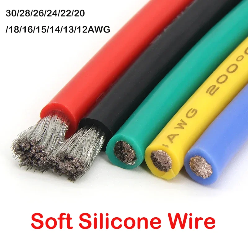 

Термостойкий гибкий медный кабель UL Silicone wire