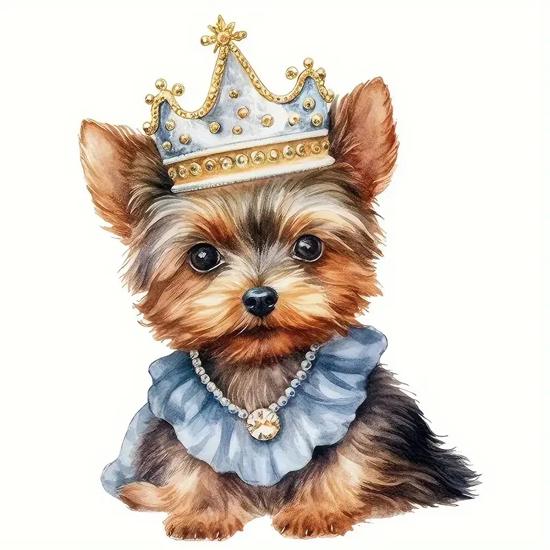 

Виниловые наклейки "Собака в короне" для туалета