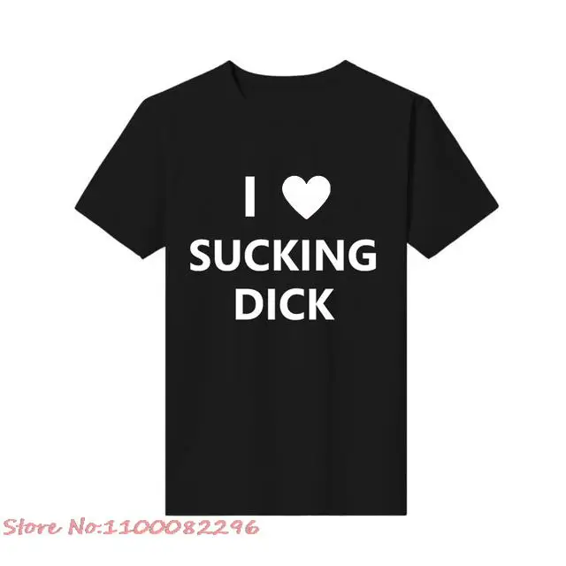 Новая футболка с принтом для орального секса круглым вырезом коротким рукавом |