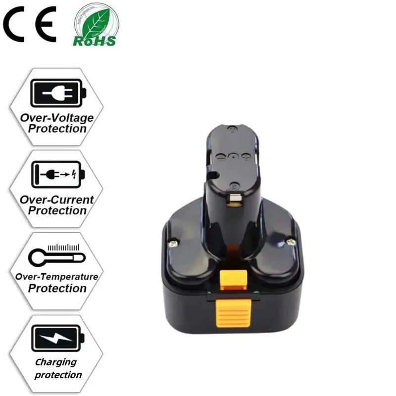 

3500mAh For Hitachi 9.6V FEB9S EB912S EB914 EB924 EEB9H FDS9DVA EB926H EB930H Electric tool NI-MH rechargeable battery