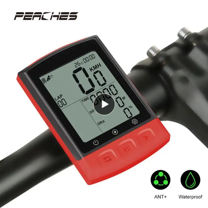 

Chinese And English Switch Bicycle Computer Lcd Display Speedometer Ipx7 Waterproof Wireless Bicycle Speedometer Bluetooth Gps