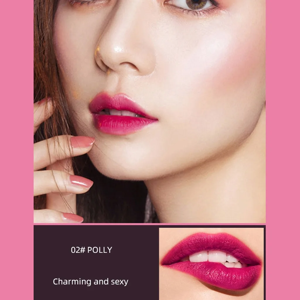 Новый Забавный моделирующий матовый блеск для губ с микро-резьбой оптовая