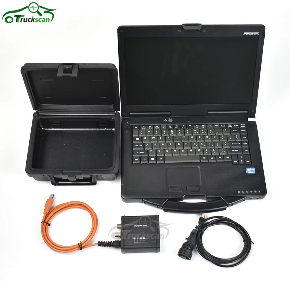 Фото Toughbook CFC2 ноутбук и Для Linde Canbox адаптер BT Kit Pathfinder LSG вилочный погрузчик Профессиональный диагностический инструмент №4