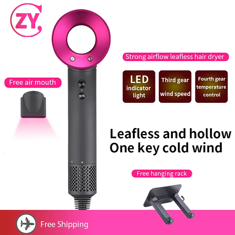 

Leafless Electric Hair Dryer Quick Dry Fashion Salon Premium Negative Ionic Air Blow dryer Salon Style Tool