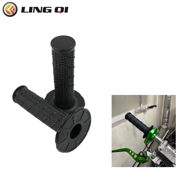 

LINGQI RACING Motorcycle Handlebar Grip Rubber For CRF YZF KXF SXF SSR SDG BSE Dirt Pit Bike YAMAHA HONDA KTM Accessories