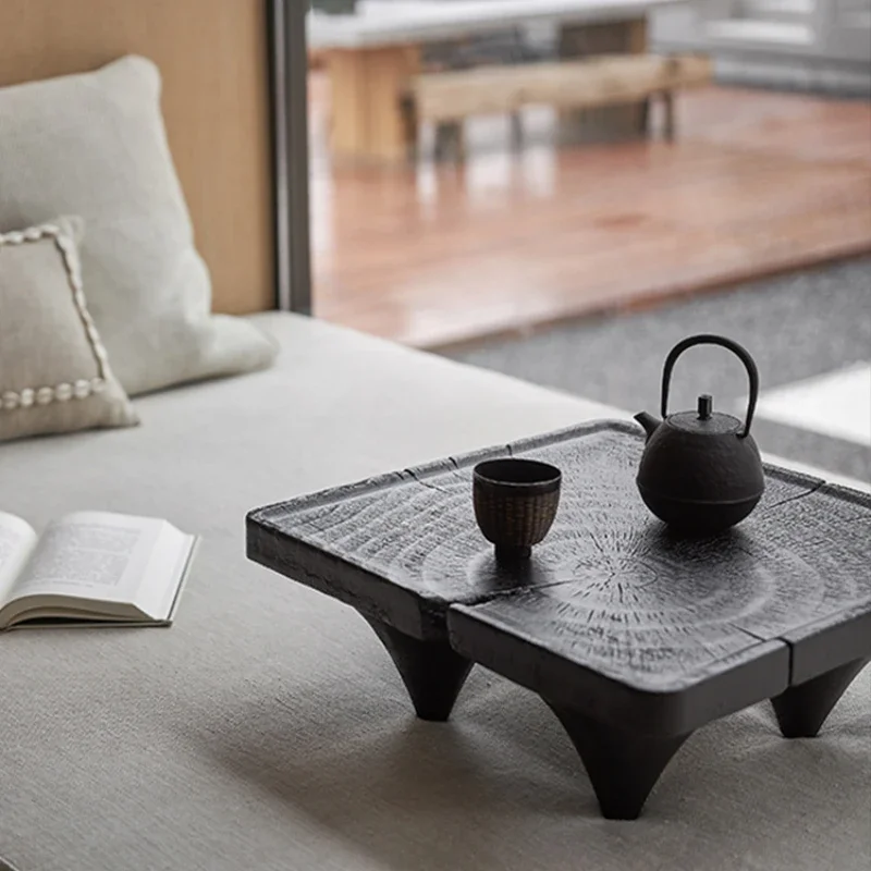 Татами из массива дерева журнальный столик риса медитация в стиле дзен