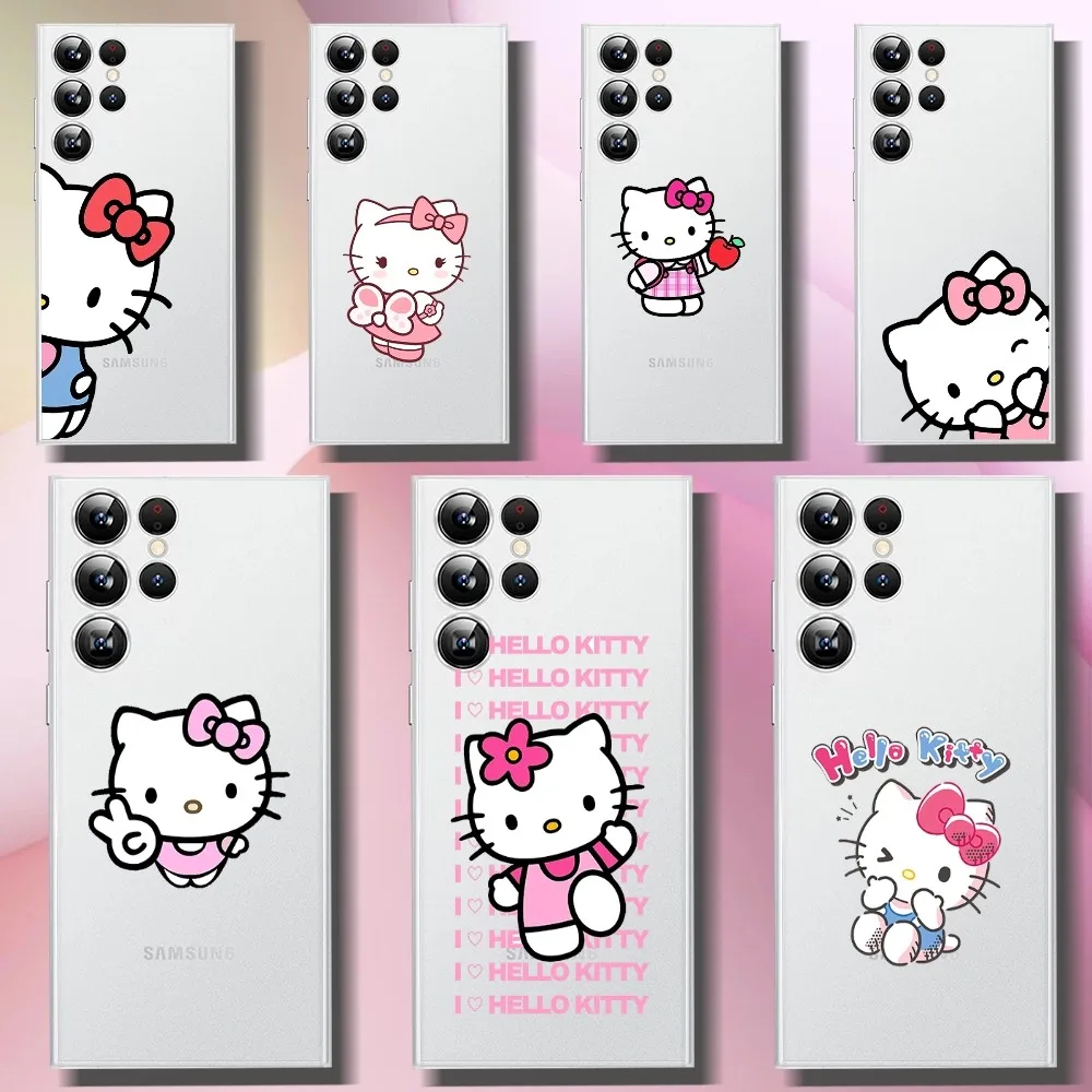 Милый чехол для телефона H-Hello K-kitties Samsung Galaxy A52 A12 A51 S21 Edge S22ULTRA S23 S20LITE Plus