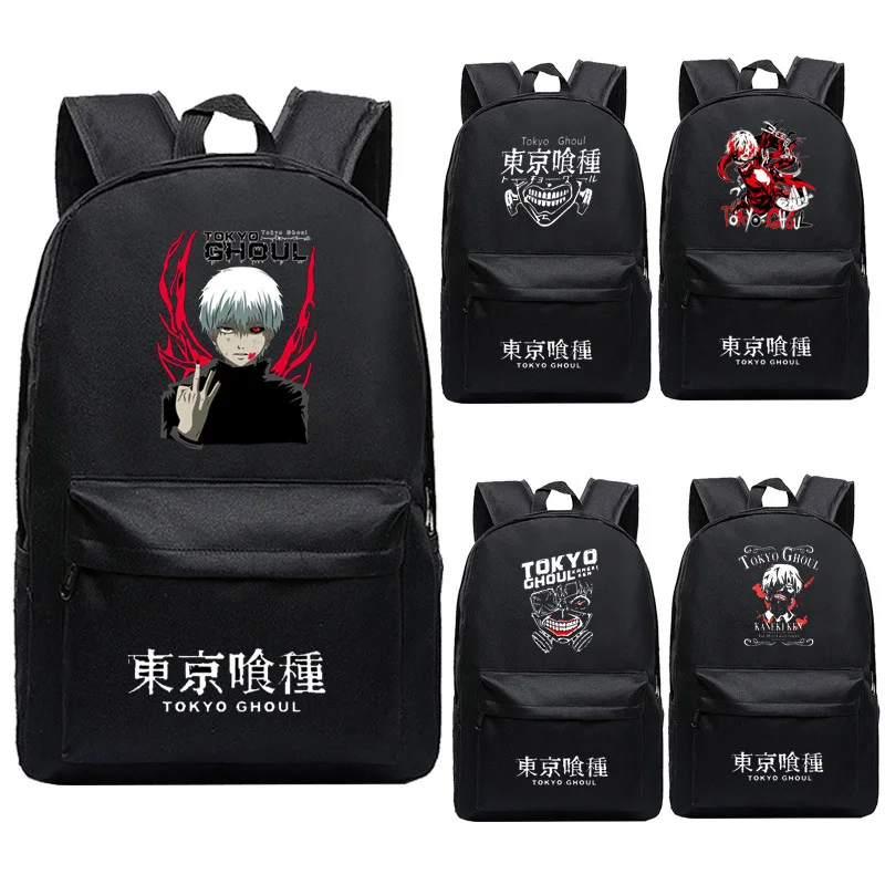 Tokyo Ghoul Designer Bag Backpack Men's Anime Teenagers Women's Student Cartoon Book Bags Back to School Mochila Travel
