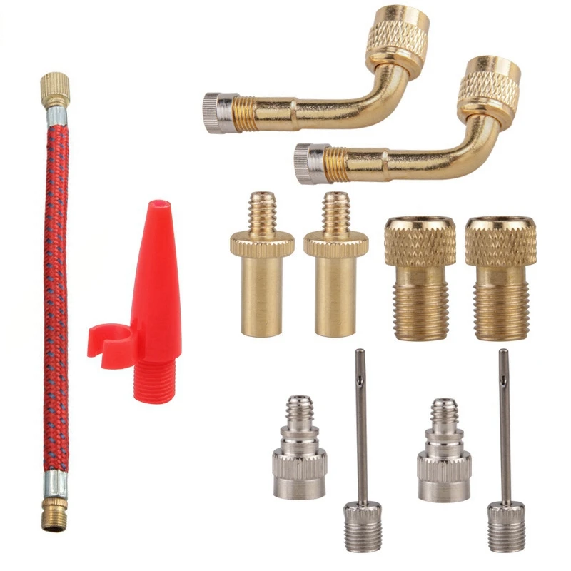 

Bicycle Valve Adapter Bike Air Pump Adapter Presta Schrader Valve Adapter for Bikes Tire Inflator Air Pump Compressor