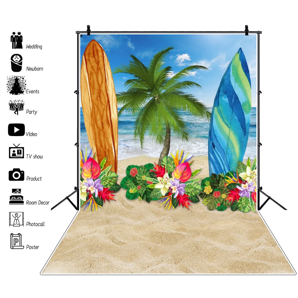 

Фон для фотосъемки с изображением морского побережья пляжа и летнего декора, фон для свадебной церемонии, Детская Фотостудия