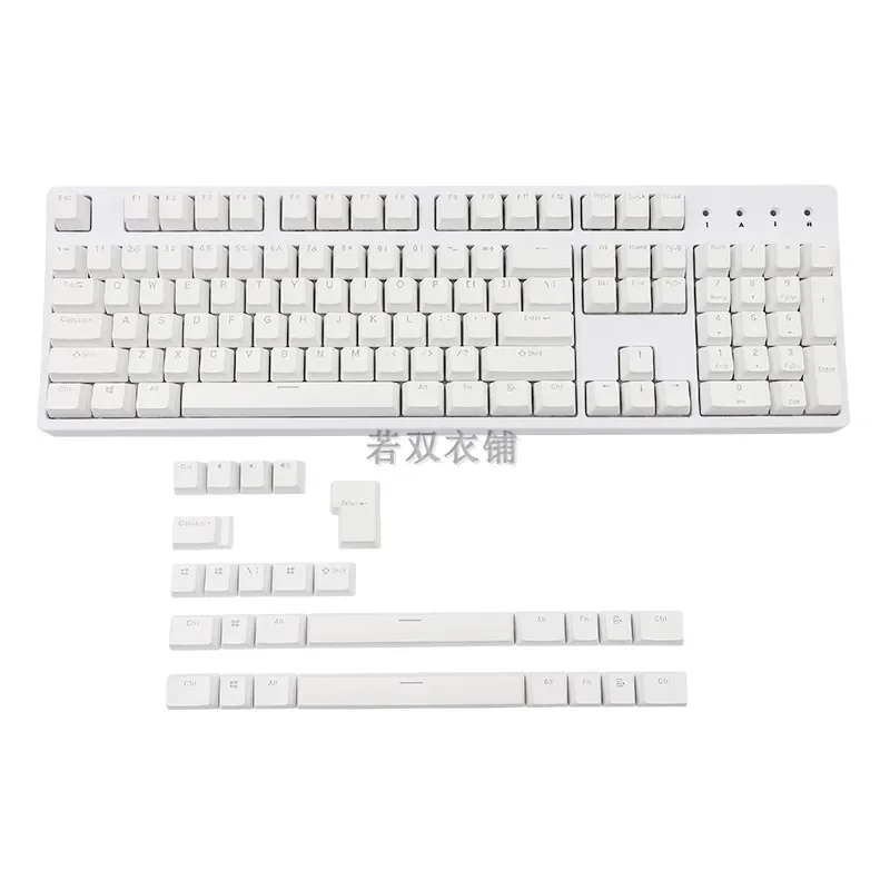 Двухцветные прозрачные колпачки для клавиш PBT131 совместимые с механической