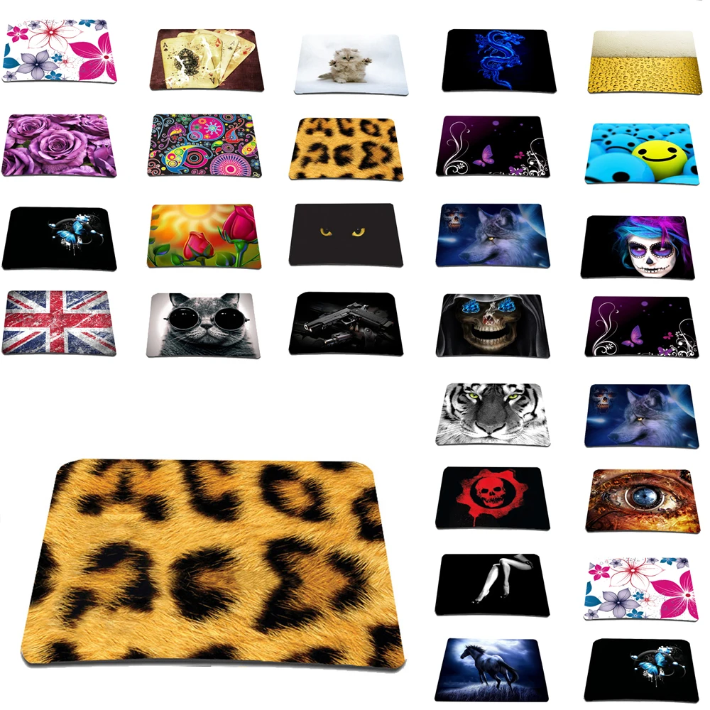 

Free Size 22*18cm Gaming Accessories New Rubber Soft Anti-slip Slim Desk Play Mat Pads For Laser Mice Mouse For DOTA Overwatch 2
