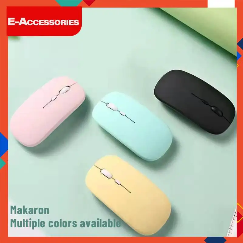 

Single-mode G Silent Dry Battery Ultra-thin Wireless Mouse Mouse 2.4g Single-mode Wireless Mouse Yellow Mouse New 2023