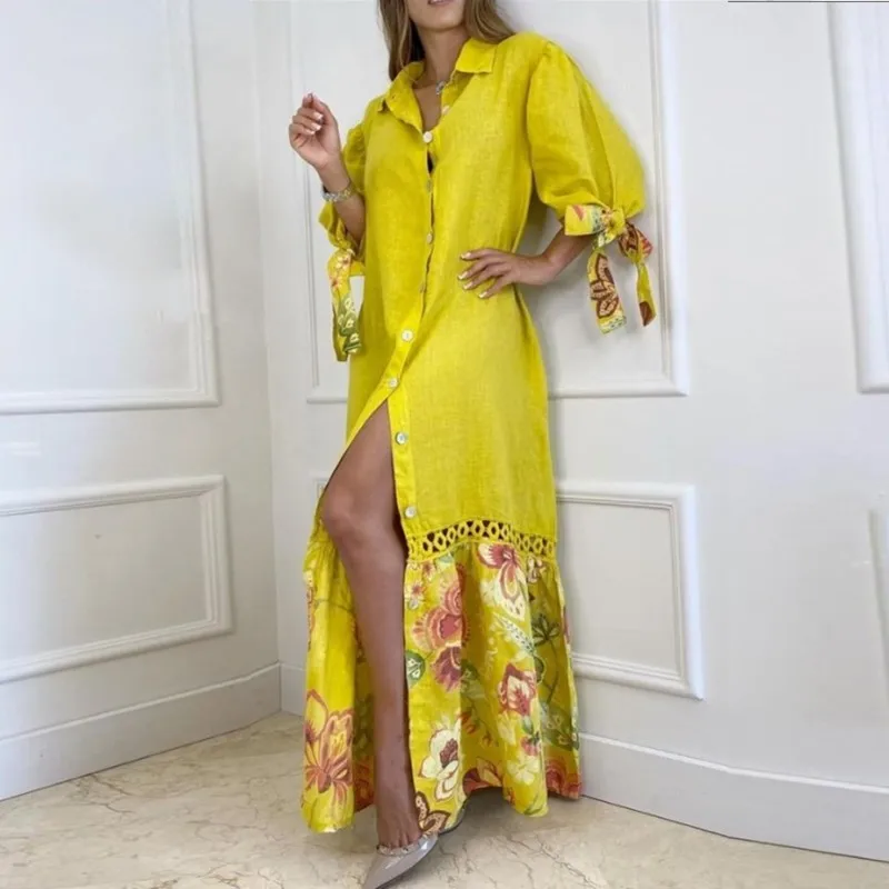 

Summer Autumn New African Dresses For Women Vetement Femme Dashiki Shirt Dress Africa Clothes Dashiki Ankara Dresses Ladies 2022