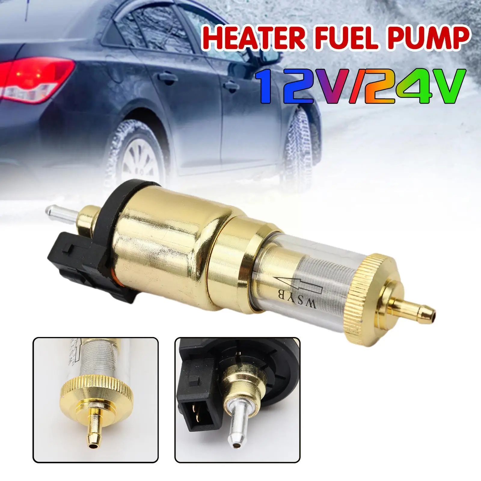 

12 В/24 В 1 квт-5 кВт автомобильный обновленный сверхнизкий уровень шума топливный насос для Eberspacher Универсальный Автомобильный Воздушный парковочный масляный насос для грузовика A3Q0