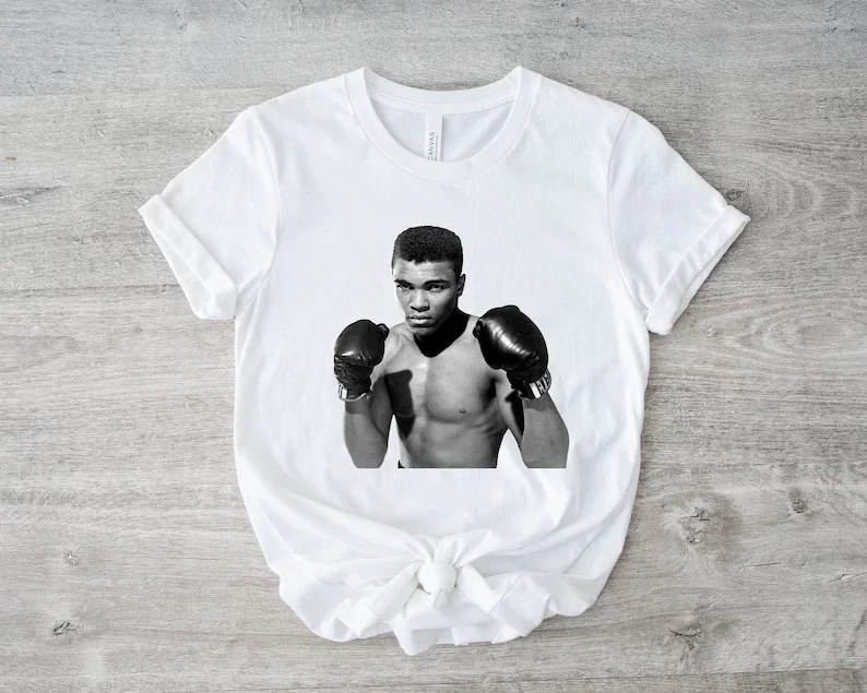

Muhammed Ali T Shirt Boxing Shirt, Boxer Shirt, Sports Shirt, Vintage Shirt