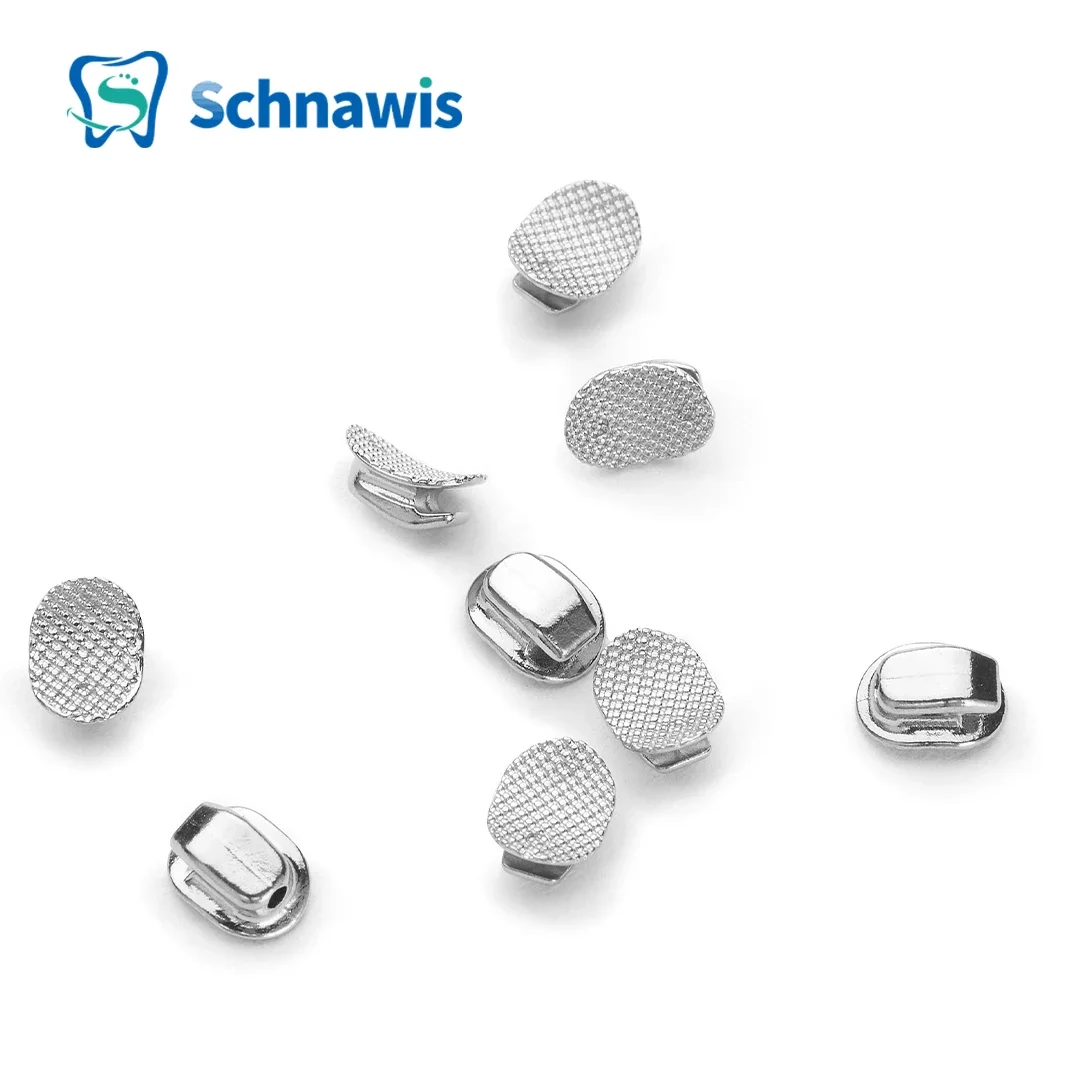 10 шт. круглые зубные ортодонтические языковые пуговицы