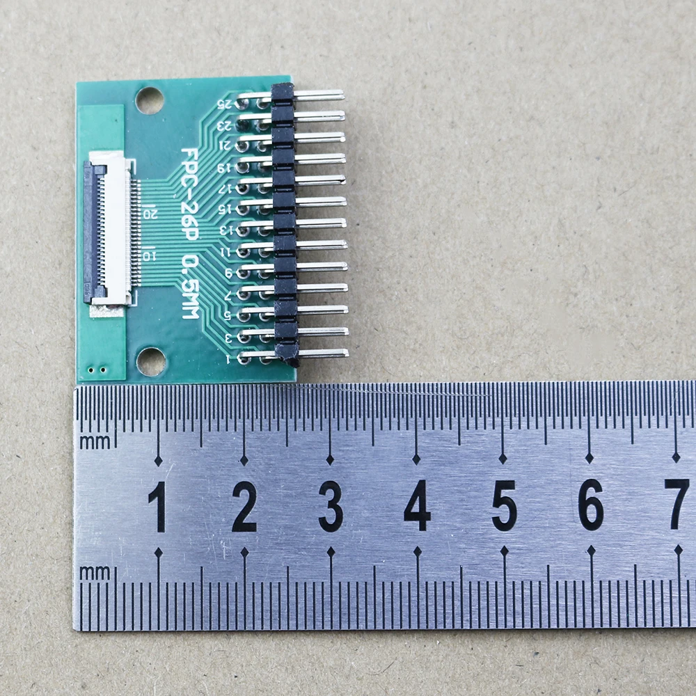 1 шт. FPC FFC плата адаптера 0 5 мм до 2 54 коннектор прямая игла и ИЗОГНУТЫЙ ШТИФТ 6 8 10 12 20