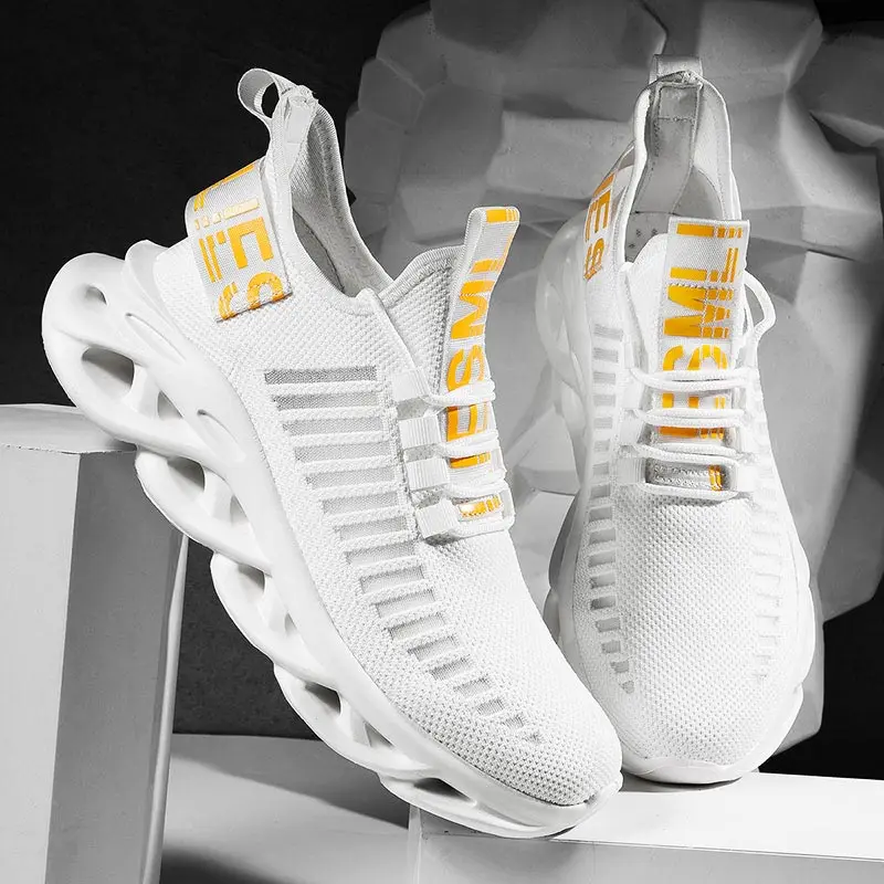

High-level Men's summer sports shoes snakers sneakers gold runner basket sport running shoes men Athletic