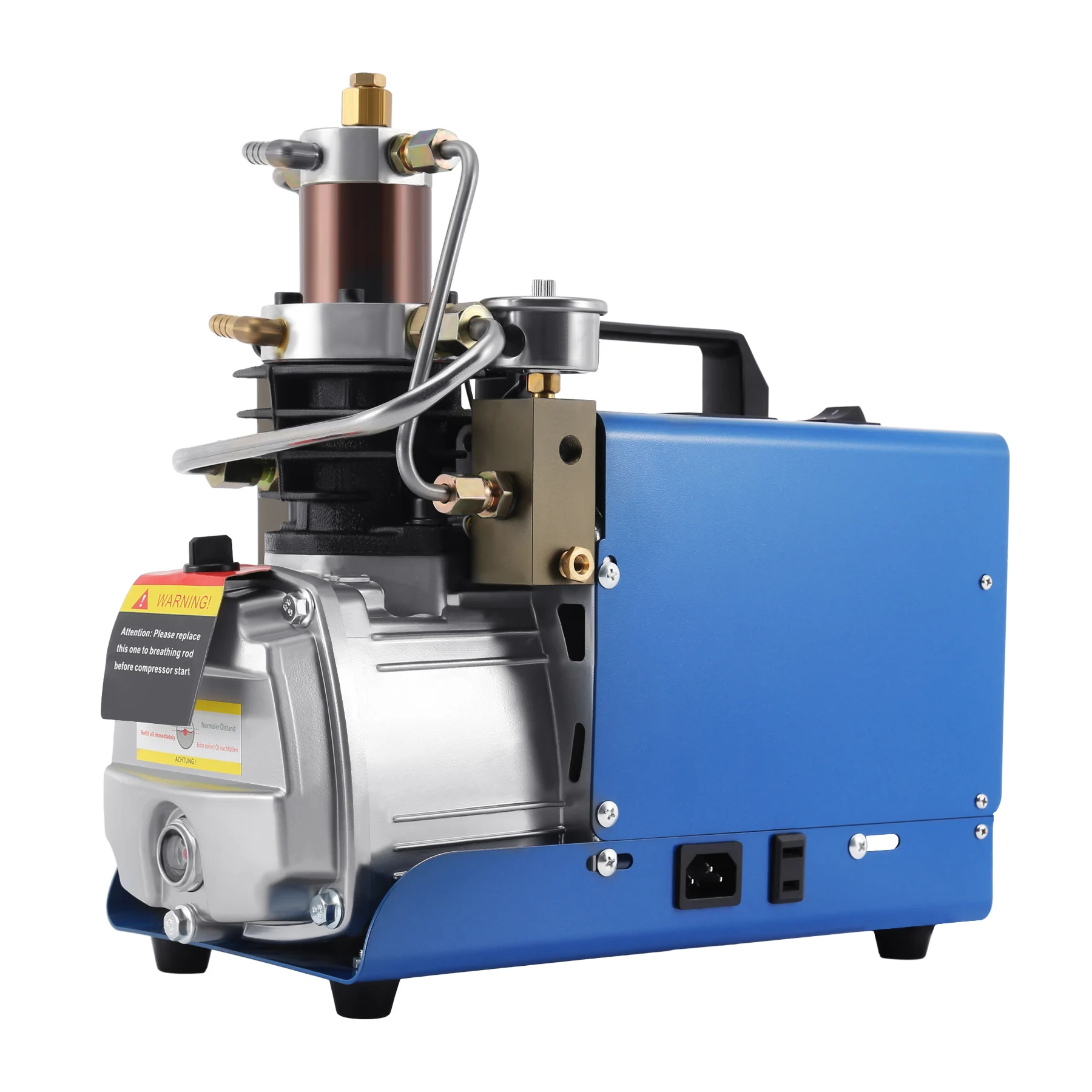 

(Ship From EU) High Pressure Air Pump Electric Compressor 300BAR 30MPA 2.5HP PCP Air Pump Set Auto Stop