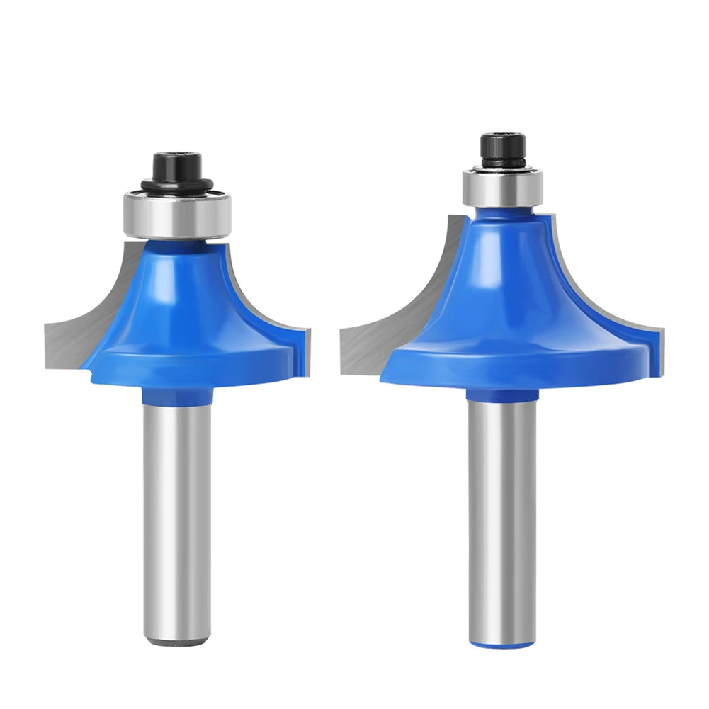 

1pcs Round Over Edge Forming Router Bit Set - 8" Shank Woodworking Cutter Fillet Knife Round Over Edge Forming Router Bit