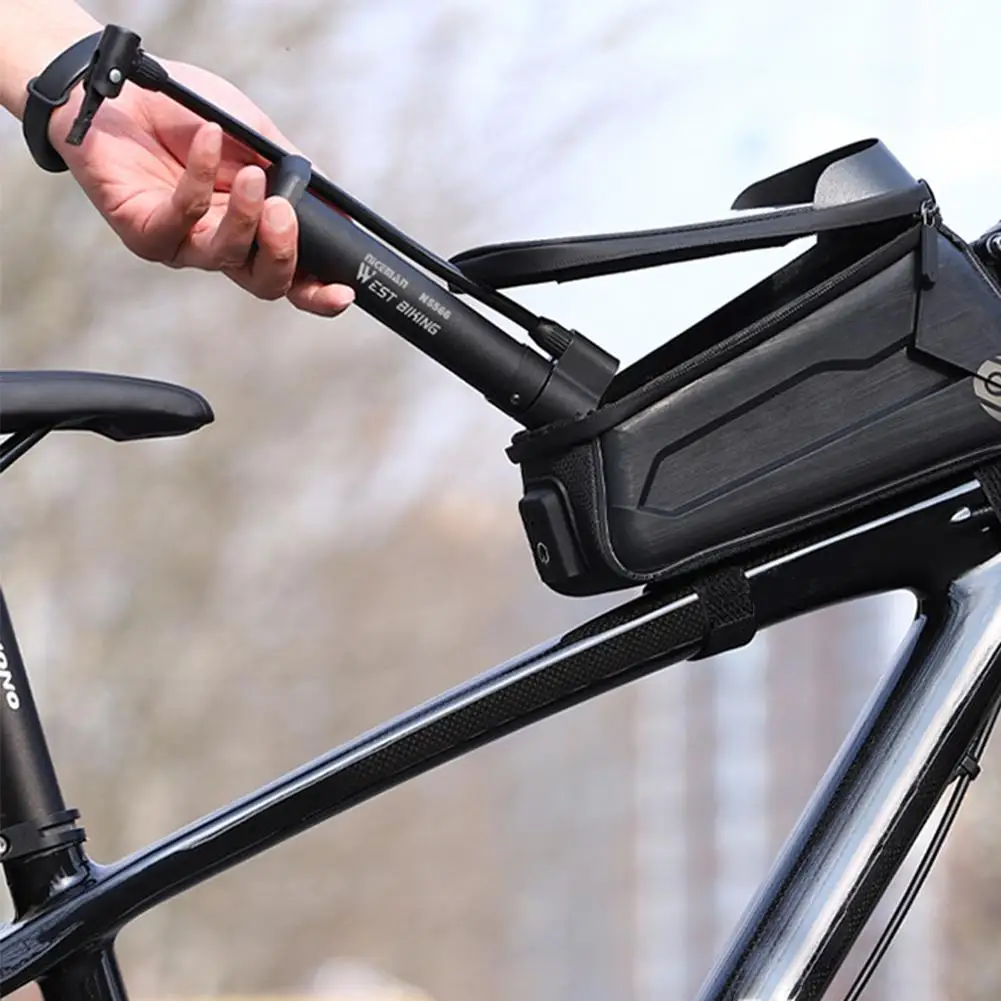 Насос велосипедный воздушный портативный легкий клапан для шин подходит