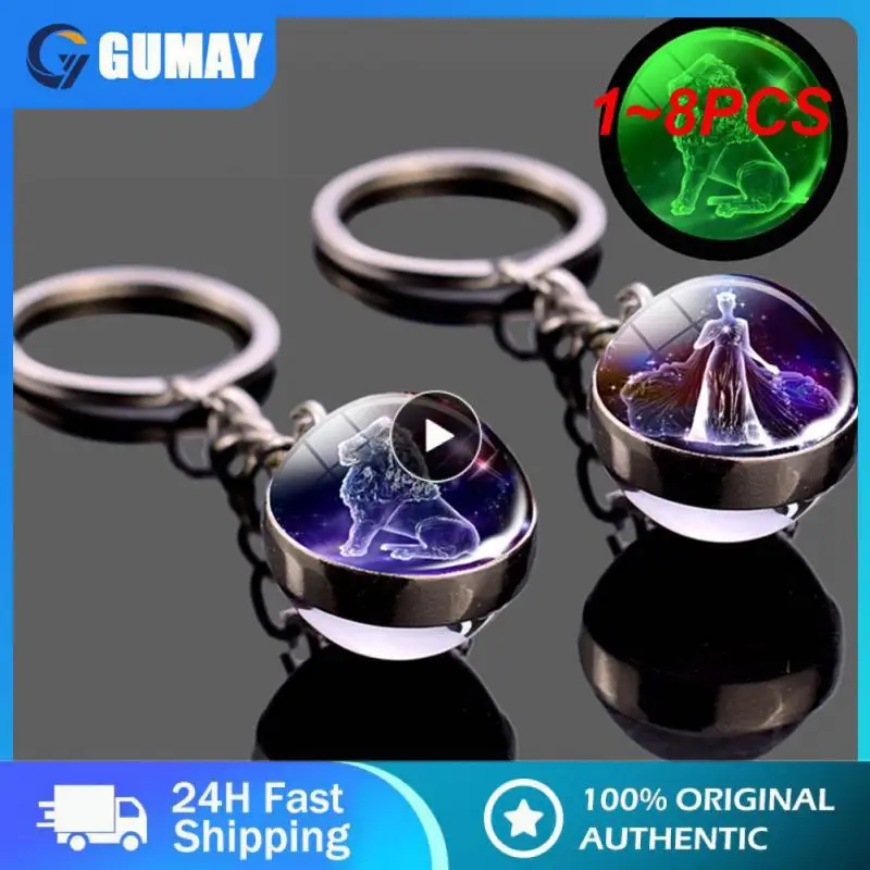 1 ~ 8 шт. брелок для ключей с солнечной системой планетами Галактикой Туманностью