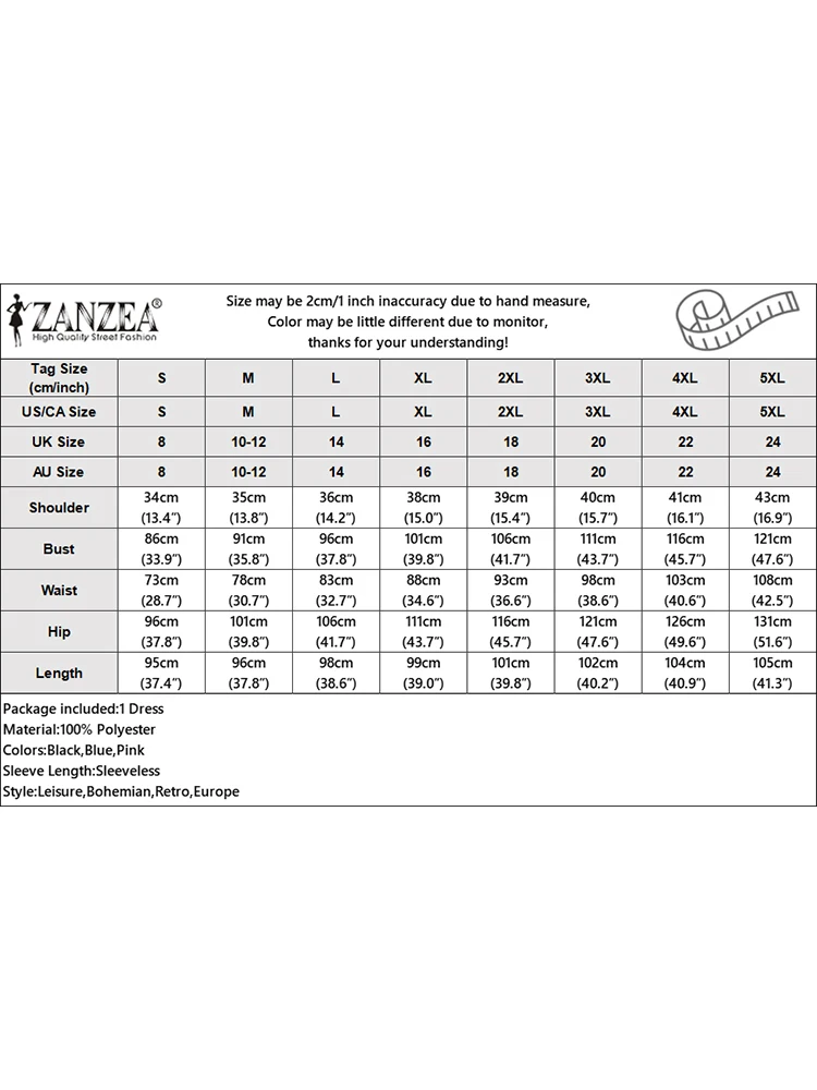 Летнее элегантное однотонное платье без рукавов ZANZEA женский сарафан модное