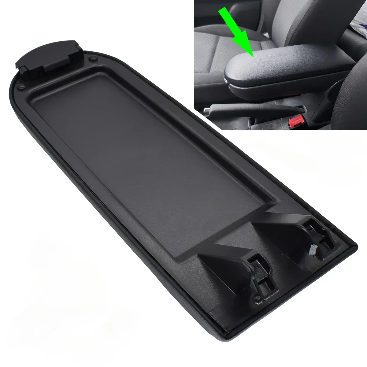 

Чехол На Подлокотник Из Искусственной Кожи Для Skoda Octavia Fabia Roomster Rapid, Застежка На Крышку Центральной Консоли