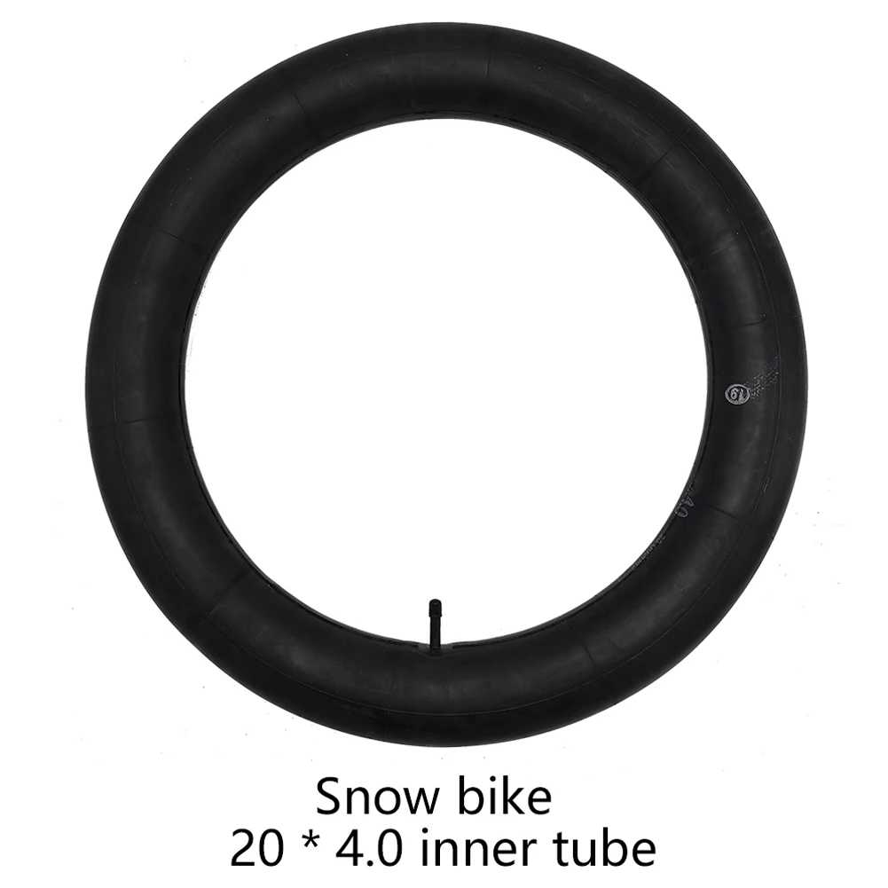 

Snow Bicycle Inner Tube 20/24/26x4.0 Suitable For Fat Bikes/E-Bikes Rubber Tyre Durable Electric Bikes Replace Tire Accessories
