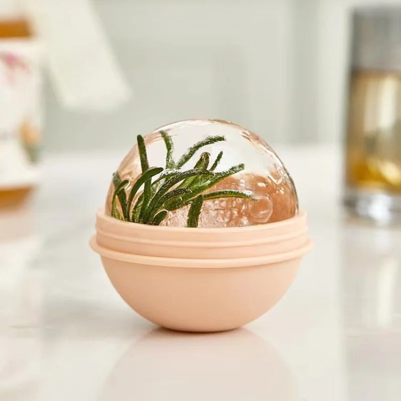 

Food Grade Silicone Ice Cube Tray Round Ice Cube Mold Colorful Ice Maker Mold Whiskey Sphere Large Ice Ball Mold Kitchen Tools