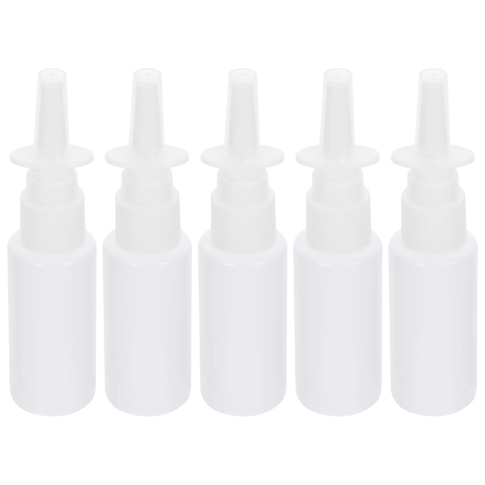 

5 Pcs Mini Plastic Containers 30ml Spray Bottle Bottles Pack 12X3X3CM Travel Convenient Separately Sprayers White The Pet