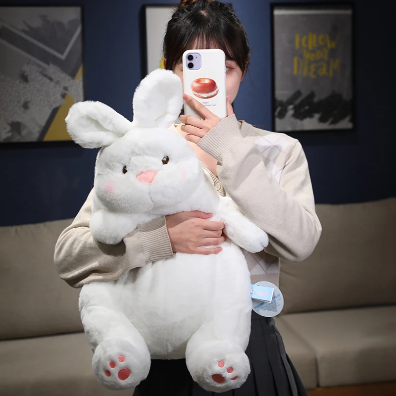 

45cm Cute Stuffed Rabbit Plush Toy Soft Toys Cushion Bunny Kids Pillow Doll Birthday Gifts for Children Baby Accompany Sleep Toy