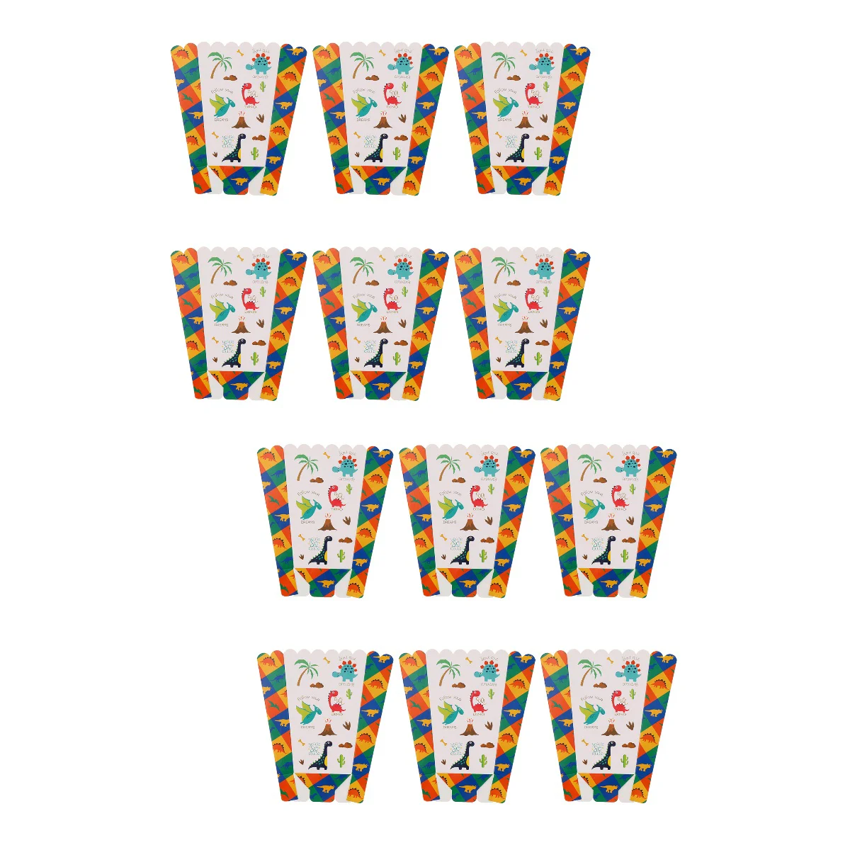 

Popcorn Box Boxes Candy Cups Favor Party Paper Dinosaurtreat Mini Cinemakids Supplies Wrappers Containers Snacks Holdersbowl