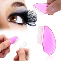 random color new beauty tools womens fashion eye makeup plastic brush lash separator eyelash extension eyebrow comb