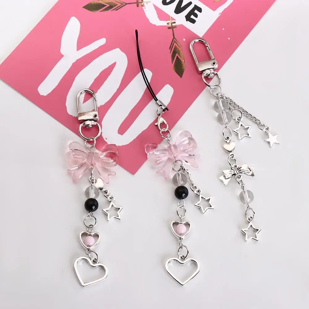 Ремешок из бисера с жемчугом и бусинами подвесной ремешок для телефона бантом