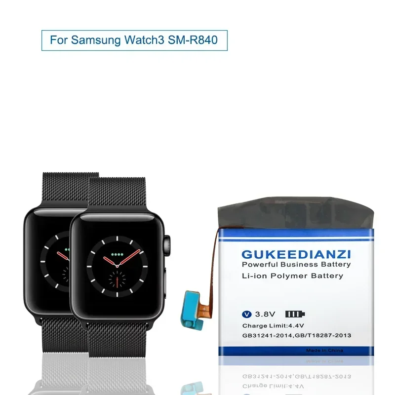 Аккумулятор GUKEEDIANZI большой емкости EB-BR840ABY 550 мАч для Samsung Watch 3 SM-R840 версия Watch3