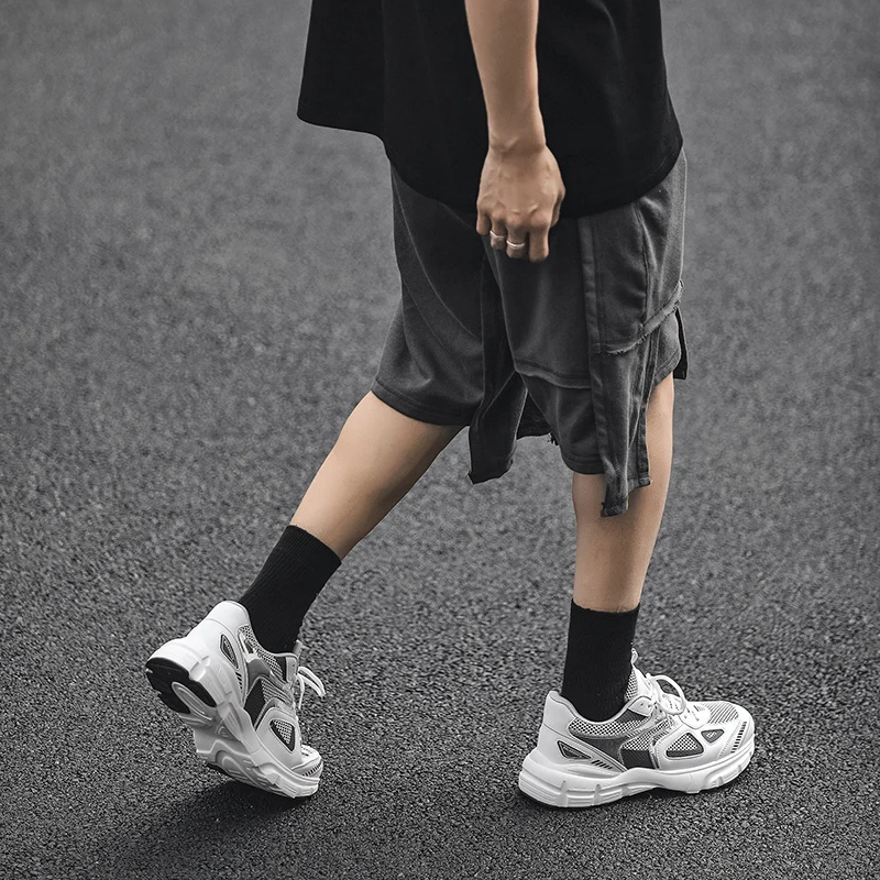 New Women Fashion Running Sneakers Platform Solid Color Flats Ladies Shoes Casual Breathable Wedge Heel Women Walking Sneaker