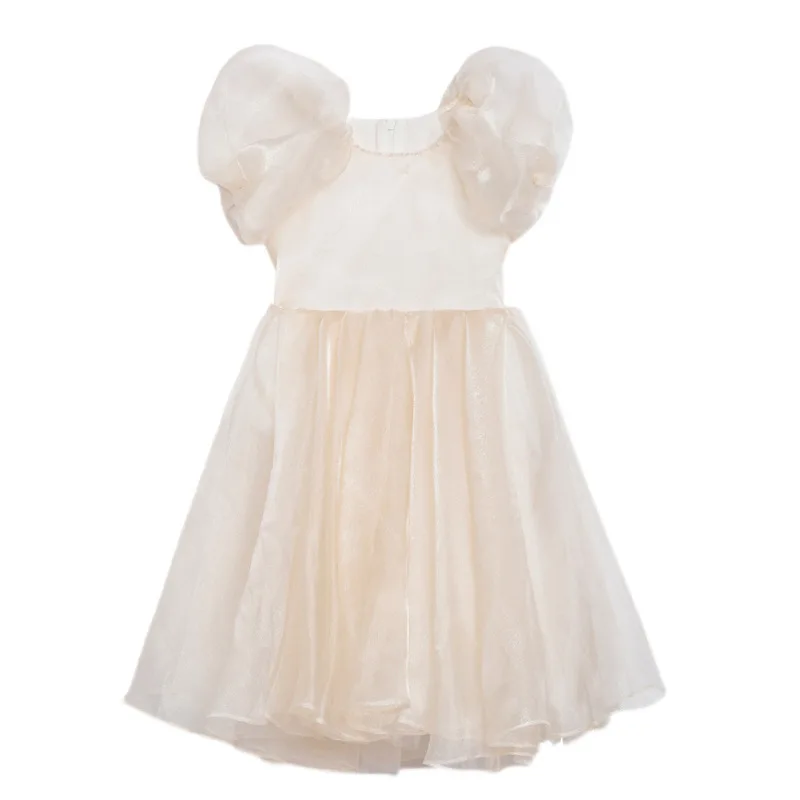 

Girls Birthday Party Dress Performance Clothing Kids Princess Dress 2022 New Summer Teen Clothes with Cotton Lining,#6287
