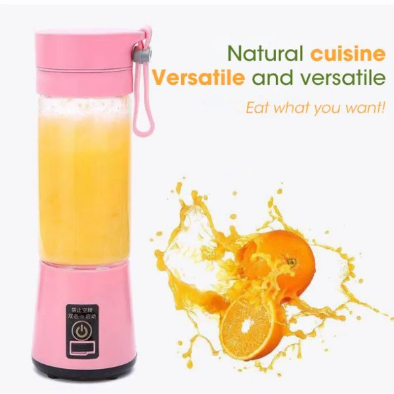 

380ml Portable Blender Handheld Juice Cup USB Mixer Mini Electric Juicer Machine Blender Food Processor Food Supplement for Baby